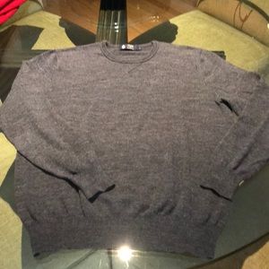 J crew denim blue sweater. 100% cotton.